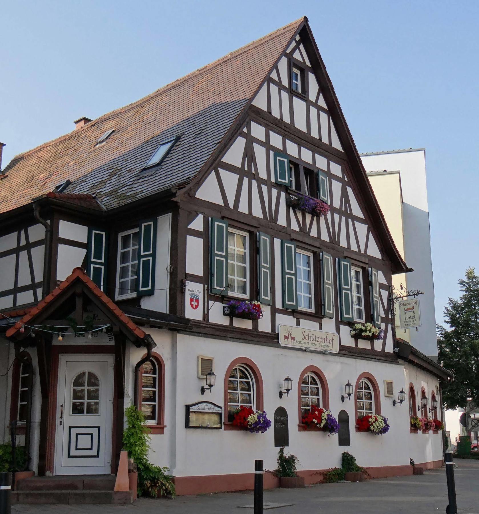Hotel Schuetzenhof Spa Garden Bürstadt Buitenkant foto